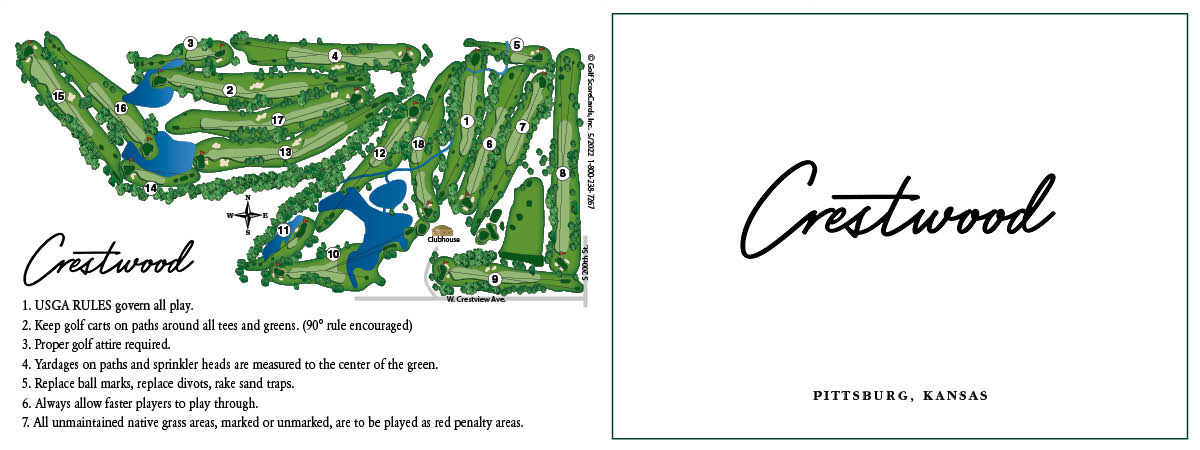 Golf Course Map 
