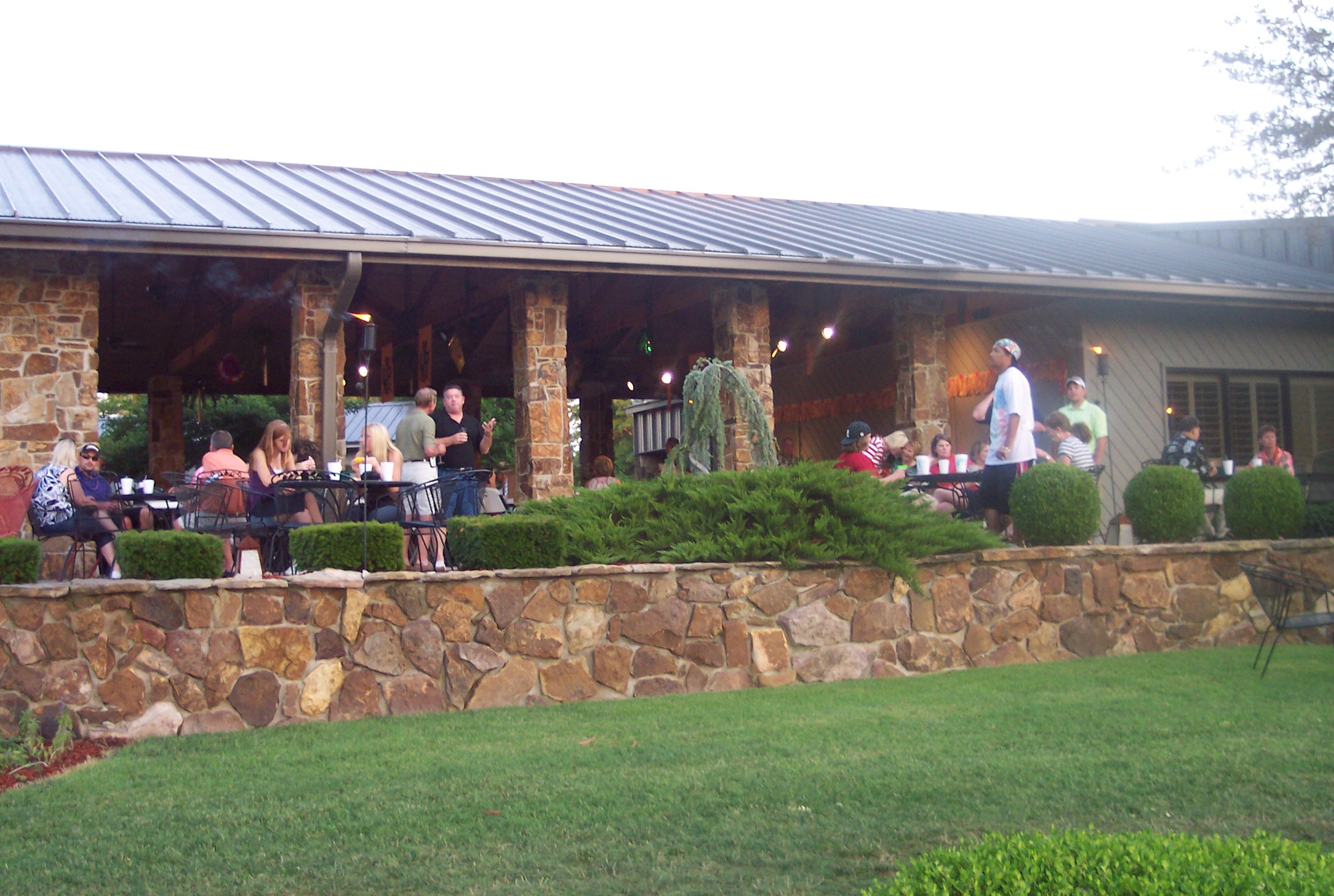 Golf course view of the outdoor pavilion!