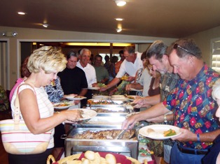 Buffets from casual to formal are available.  